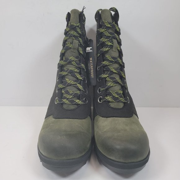 Sorel Lexie Wedge Women's Hiker Green Boots US Size 10 NWT - Picture 5 of 13